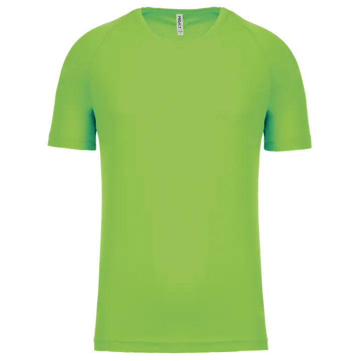 Kurzarm sportshirt Lime