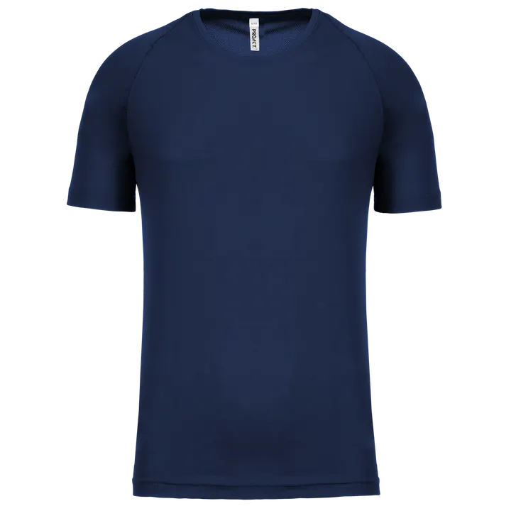 Kinder Basic Sport Funktionsshirt Kurzarm Sporty Navy
