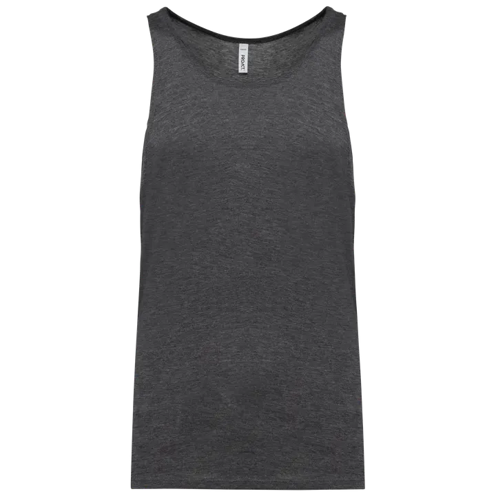 Triblend-Herren-Achselhemd Dark Grey Heather