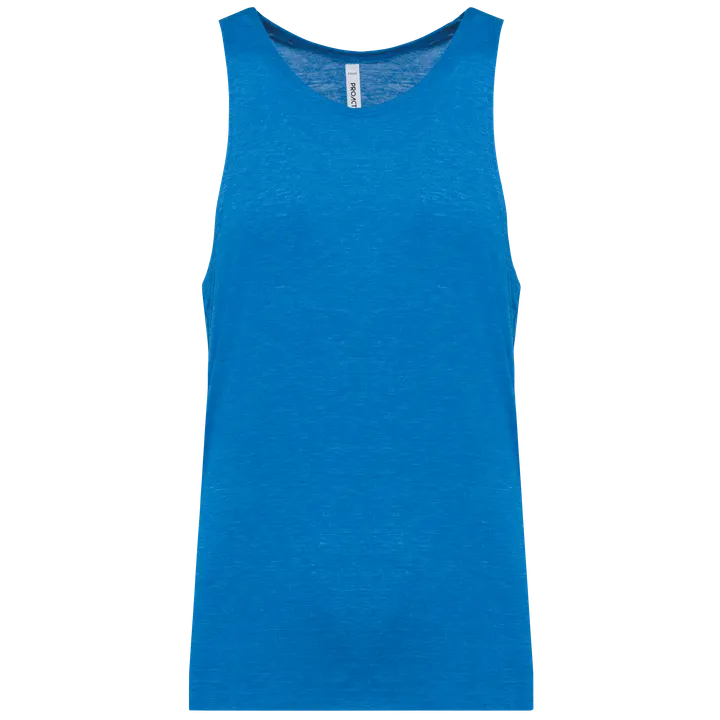 Triblend-Herren-Achselhemd Sporty Royal Blue Heather