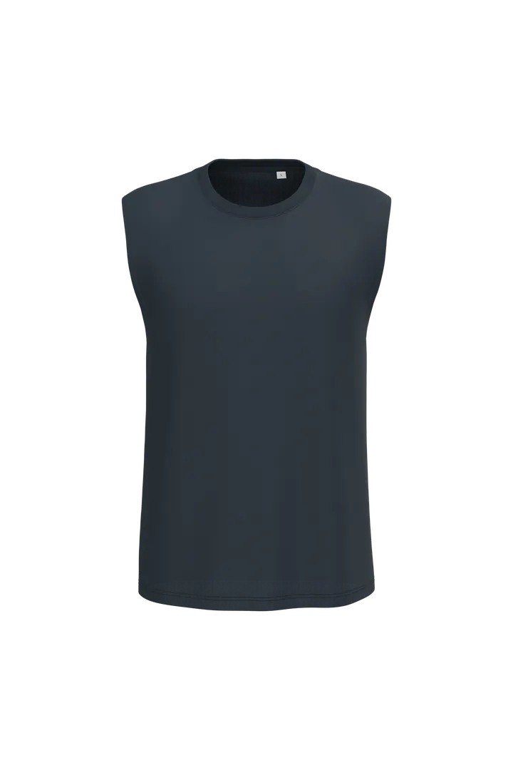 Unisex Tank Top T-shirt Navy