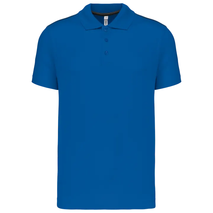 Kurzarm Herren Polo Quick Dry Sporty Royal Blue