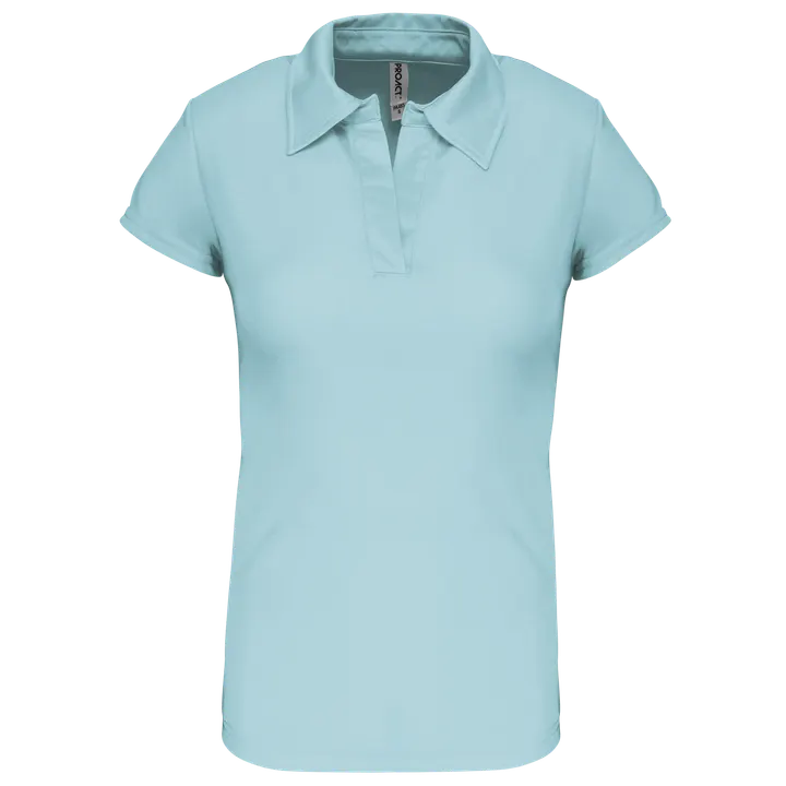 Damen Sport Funktions-Poloshirt Ice Mint