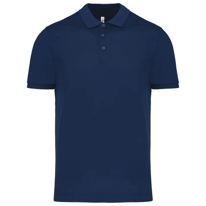 Herren Performance Piqué-Polohemd Sporty Navy