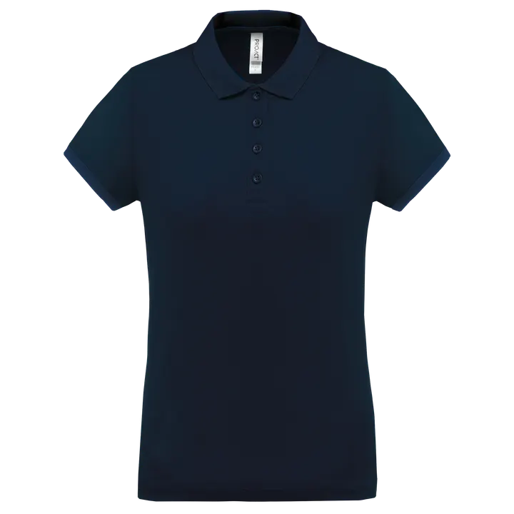 Performance Piqué-Polohemd für Damen Sporty Navy
