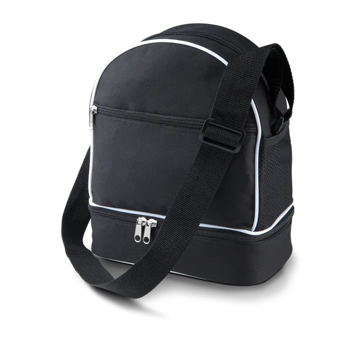 Schultertasche. Für 3 Boule-Kugeln Black