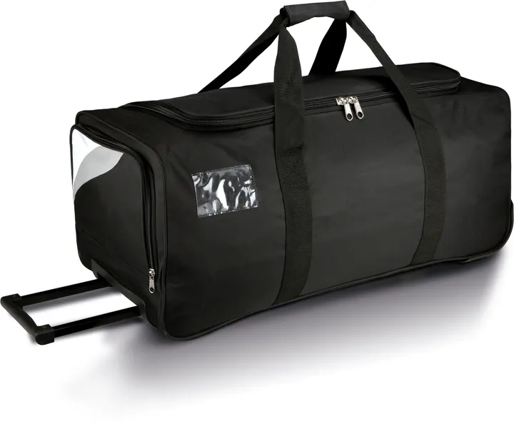 Sac/ trolley de sport - 65 L Black / White / Light Grey