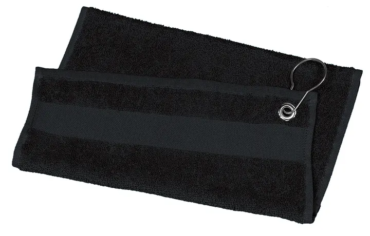 Serviette de golf - 50 x 30 cm Black