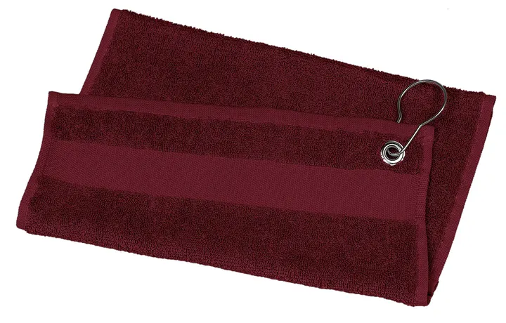 Serviette de golf - 50 x 30 cm Bordeaux