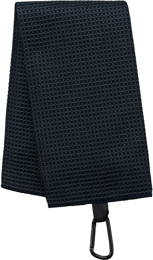 Serviette de golf nid d'abeille - 50 x 40 cm Black