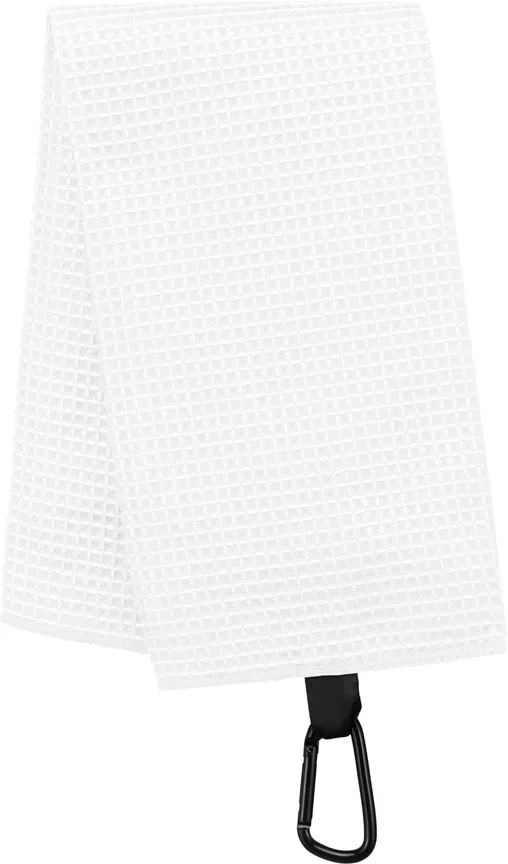 Serviette de golf nid d'abeille - 50 x 40 cm White