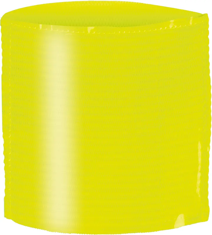 Brassard élastique porte-étiquette Fluorescent Yellow