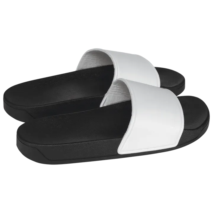 Unisex-Sandalen Black / White
