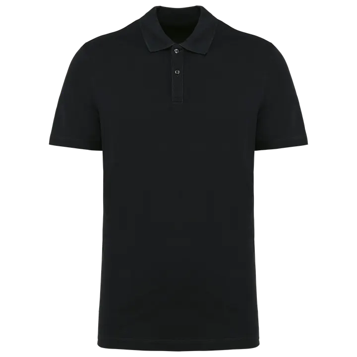 Supima® Herren-Polohemd mit kurzen Ärmeln Black