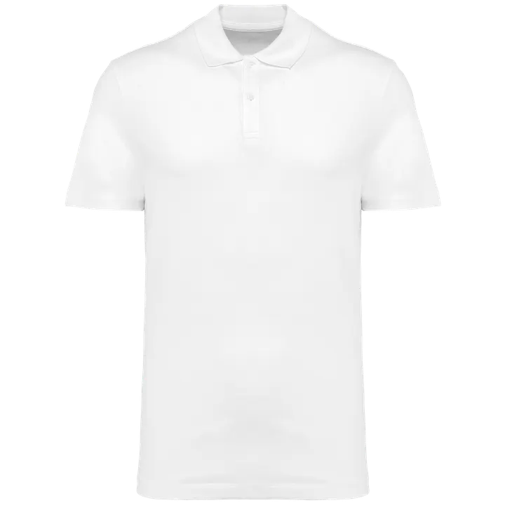 Supima® Herren-Polohemd mit kurzen Ärmeln White