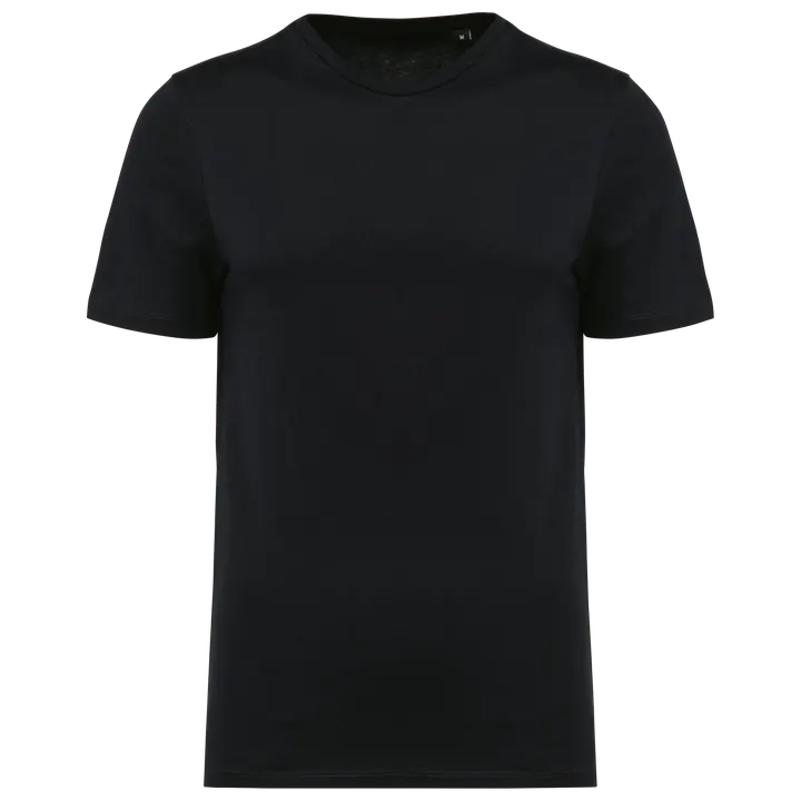 Supima® Herren-T-Shirt mit Rundhals ausschnitt und kurzen Ärmeln Black