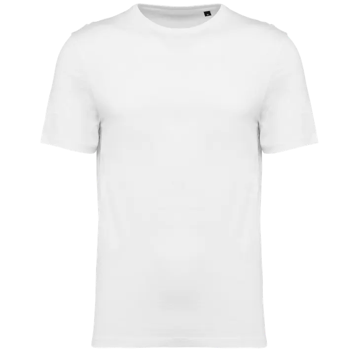 Supima® Herren-T-Shirt mit Rundhals ausschnitt und kurzen Ärmeln White