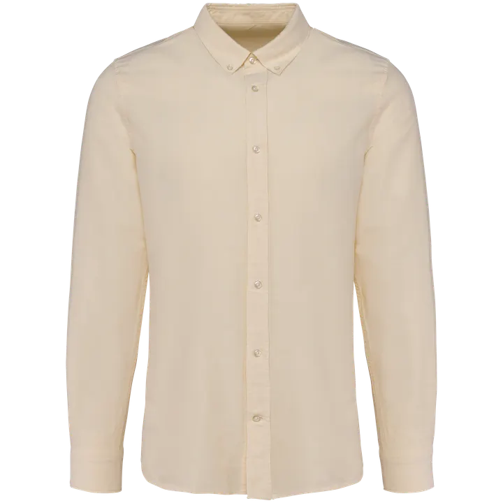 Chemise Oxford manches longues homme Oxford Yellow