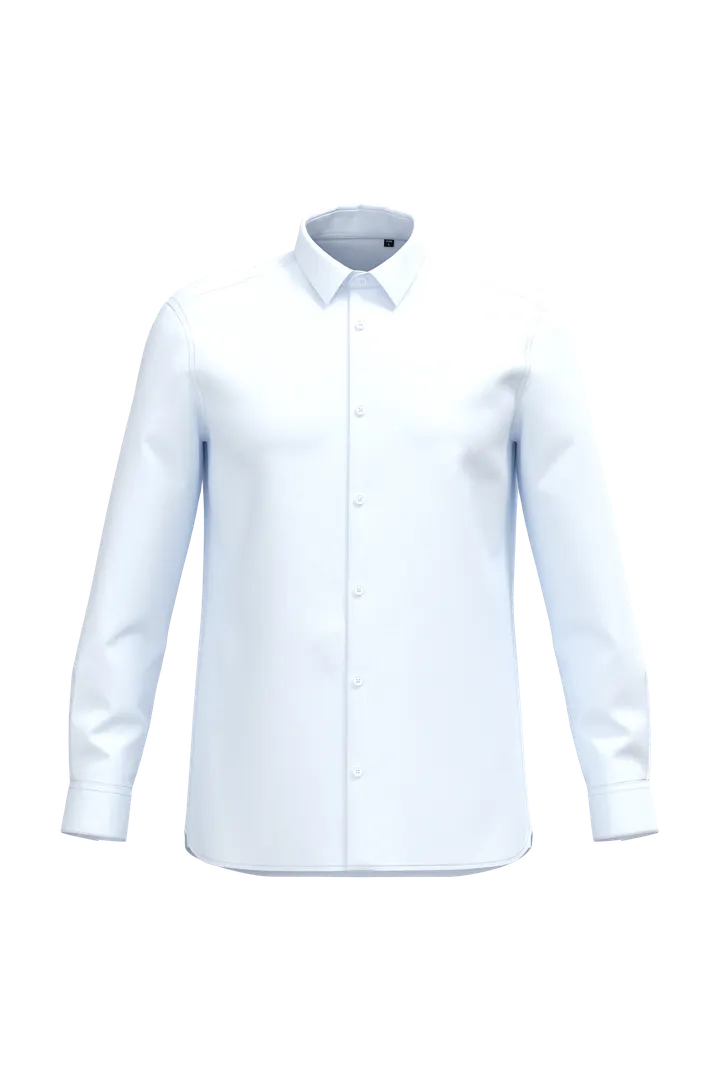 Herren Supima-Baumwolle Popeline Hemd White