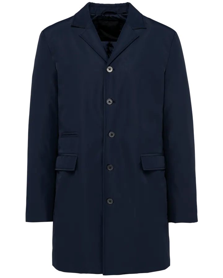 Strukturierter Herren-Trenchcoat Deep Navy