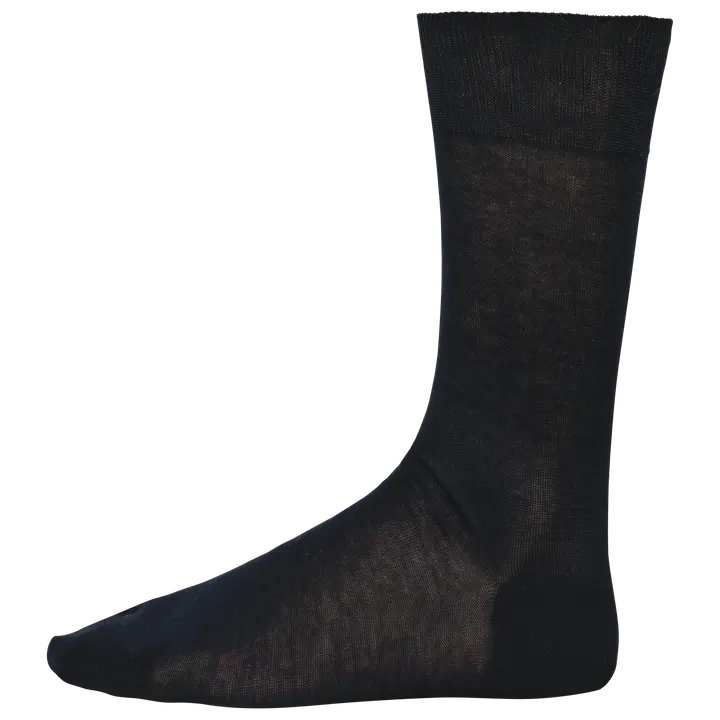 Herrensocken aus Baumwolljersey mit Fil d'Écosse-Baumwolle Black
