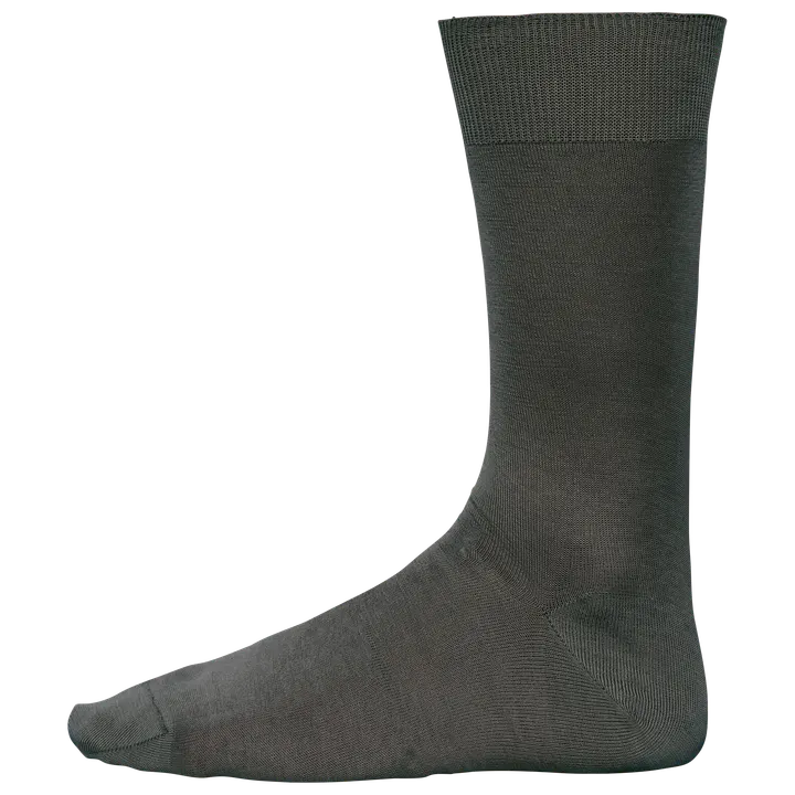 Herrensocken aus Baumwolljersey mit Fil d'Écosse-Baumwolle Dark Grey