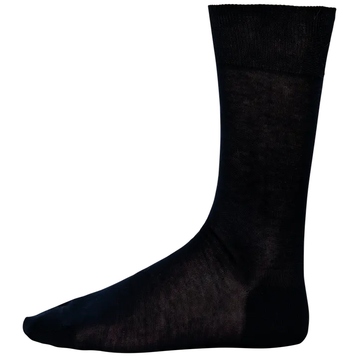 Herrensocken aus Baumwolljersey mit Fil d'Écosse-Baumwolle Navy