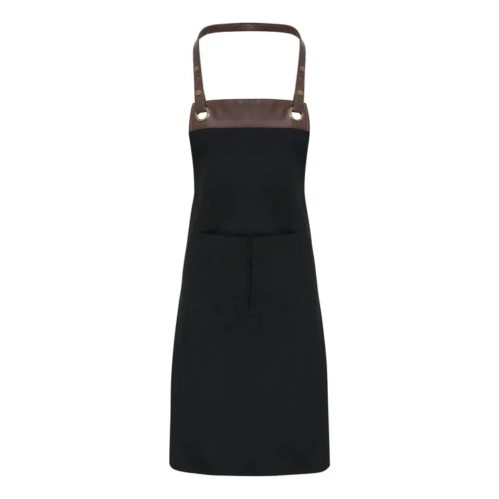 Tablier à bavette Espresso Black / Brown