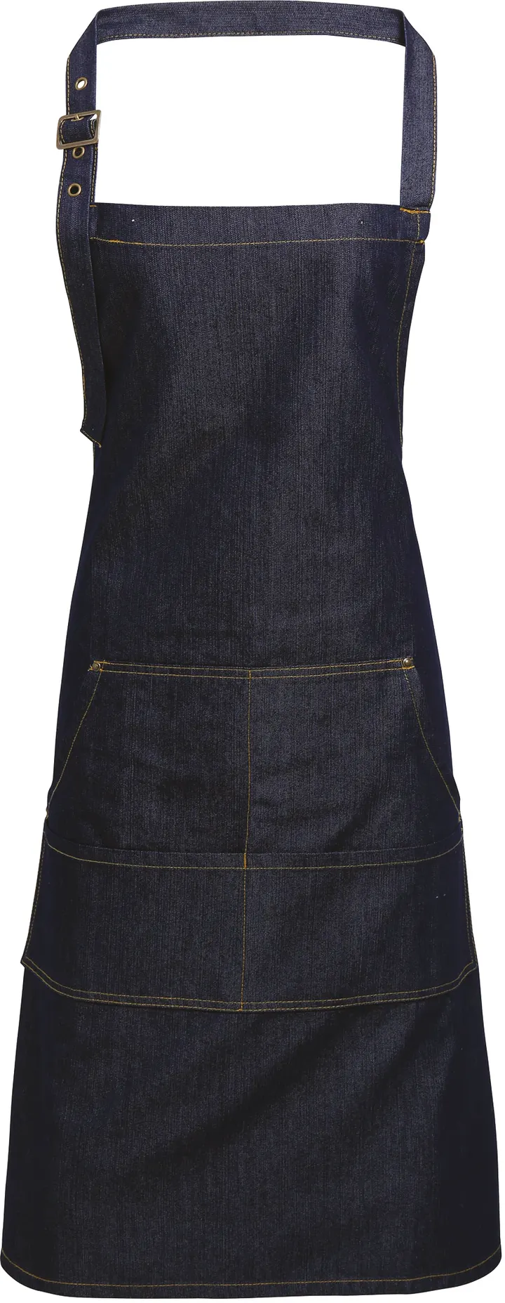 Tablier à bavette "Denim" Indigo Denim