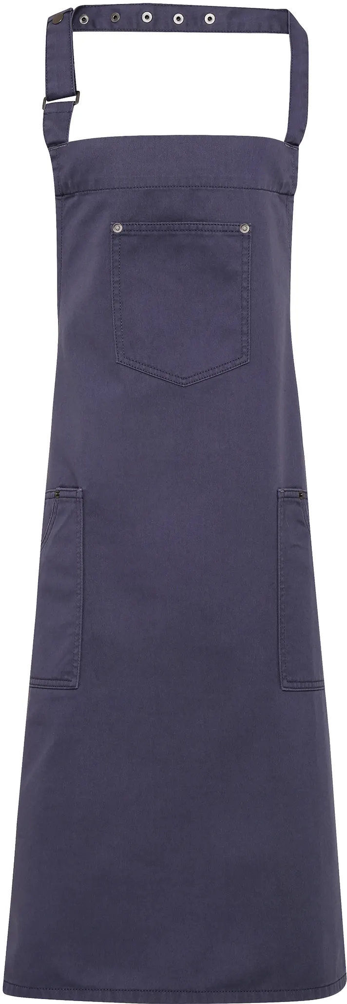 Tablier à bavette "Chino" Steel