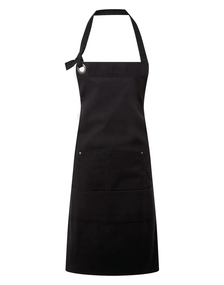 Tablier à bavette "Calibre" Black