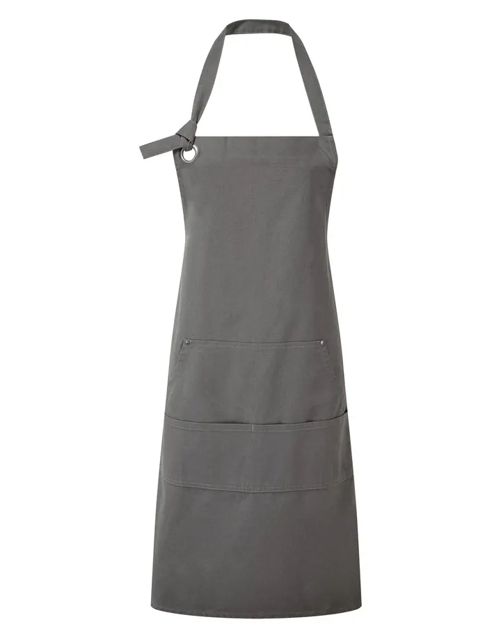 Tablier à bavette "Calibre" Dark Grey