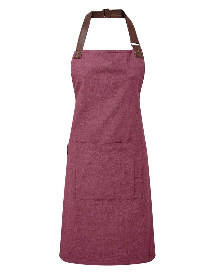 Tablier à bavette "Annex" Burgundy