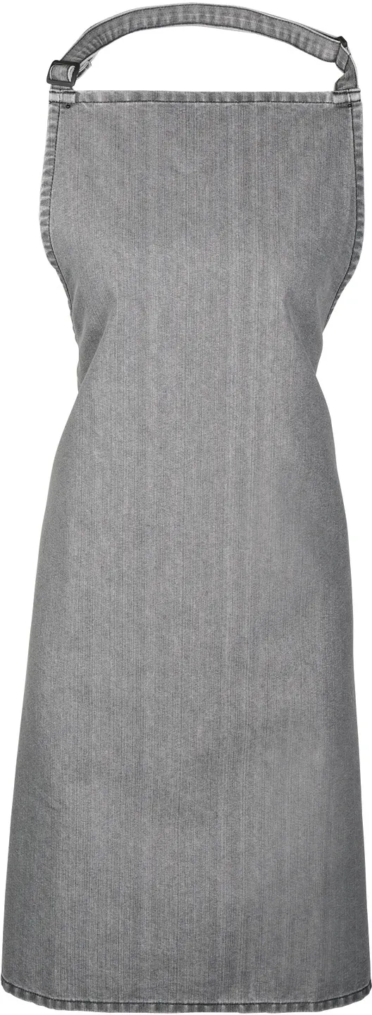 Tablier à bavette "Colours" Grey Denim