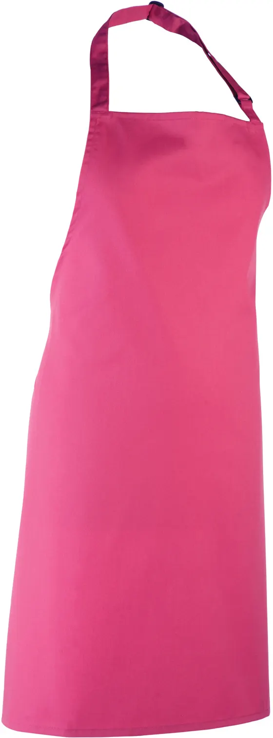 Tablier à bavette "Colours" Hot Pink