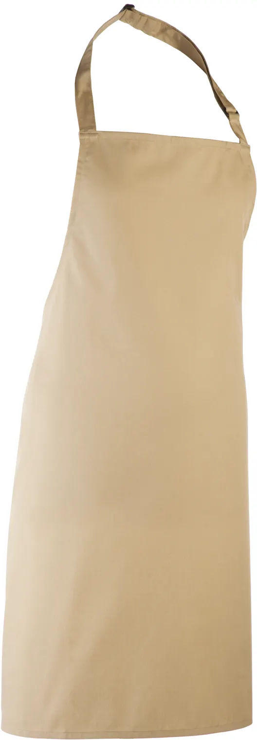 Tablier à bavette "Colours" Khaki Beige