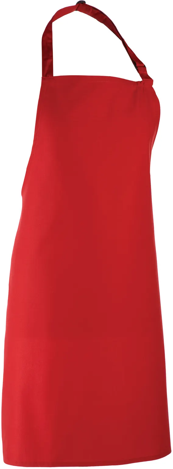 Tablier à bavette "Colours" Red