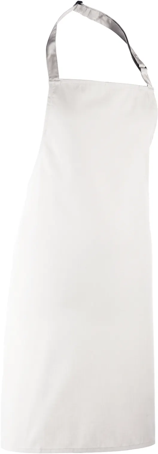 Tablier à bavette "Colours" White