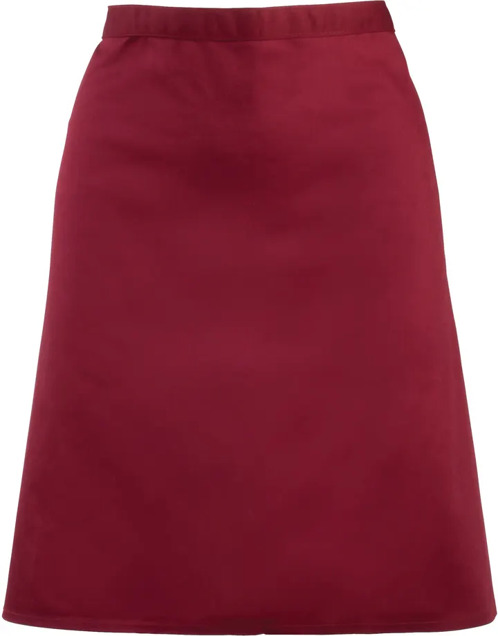 Tablier taille "Colours" mi-long Burgundy