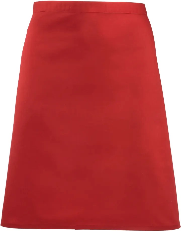 Tablier taille "Colours" mi-long Red