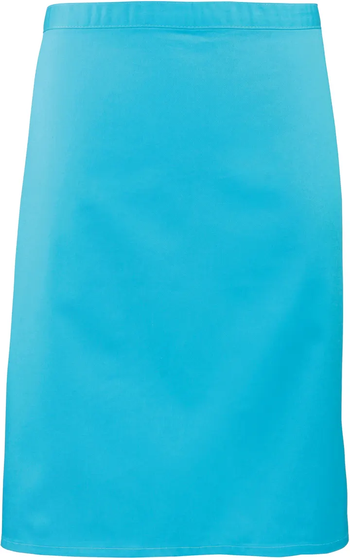 Tablier taille "Colours" mi-long Turquoise