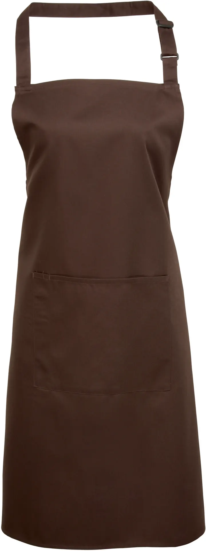 Tablier à bavette "Colours" avec poche Brown