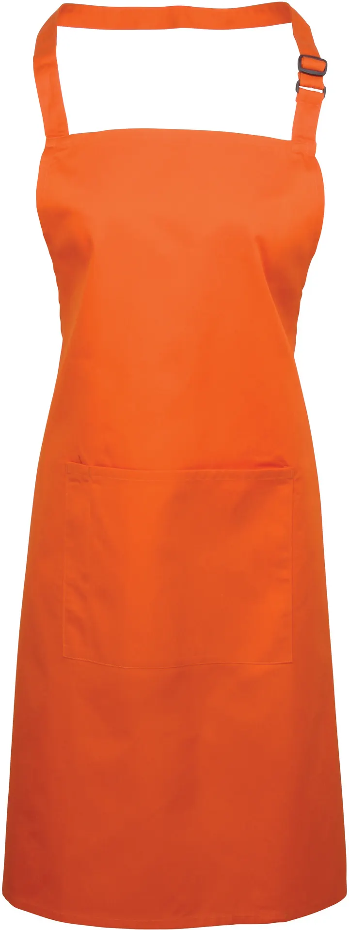 Tablier à bavette "Colours" avec poche Orange