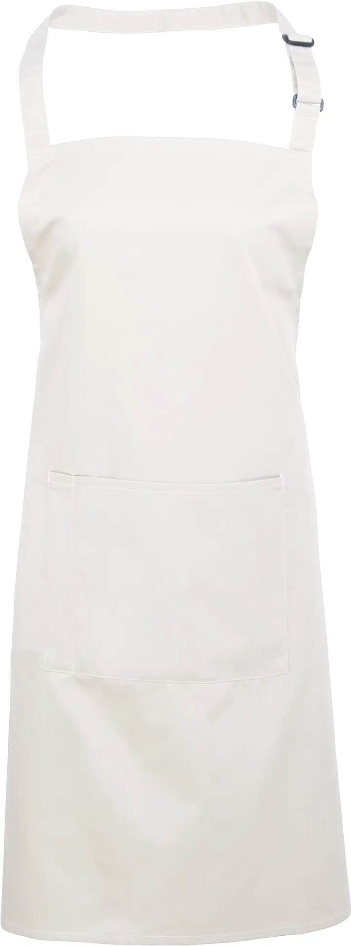 Tablier à bavette "Colours" avec poche White