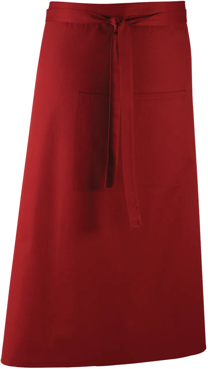 Colours' Bar Apron Burgundy