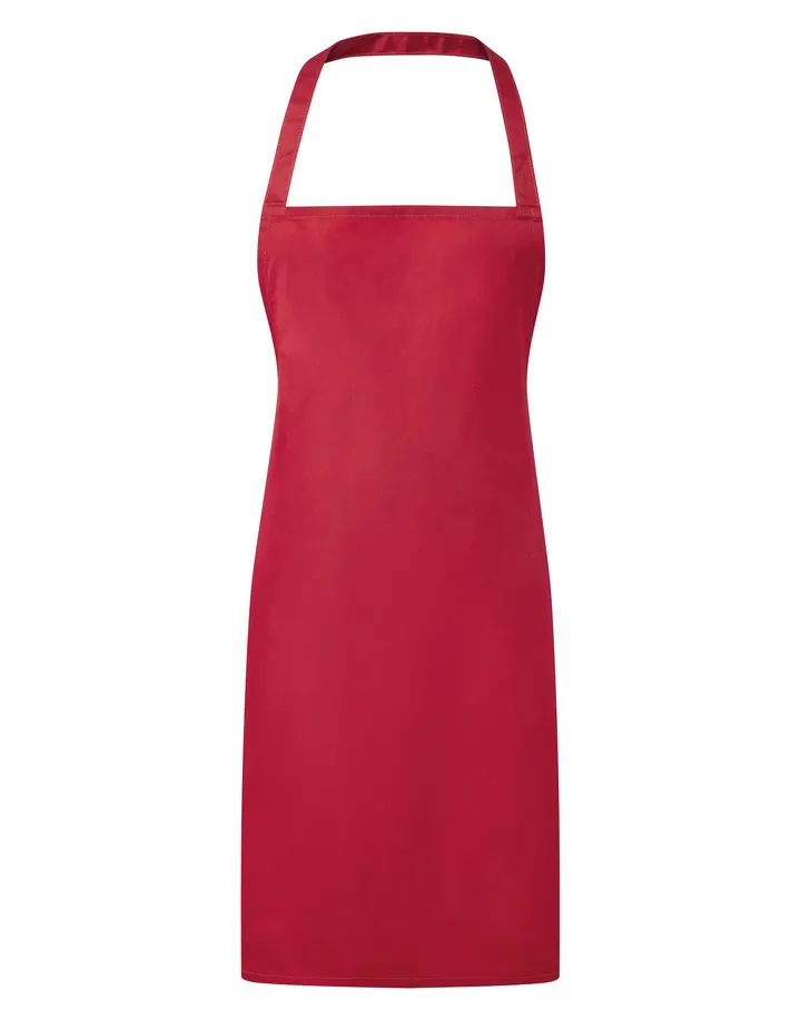 Essential Bib Apron Red