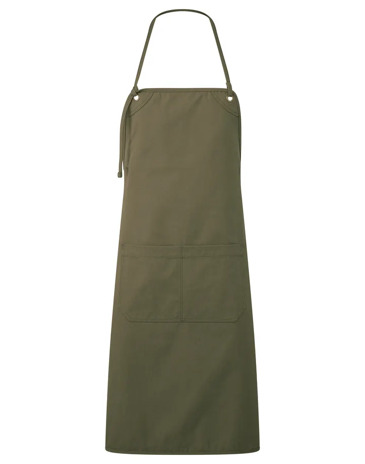 Tablier en toile à double poche Artisan's Choice Olive