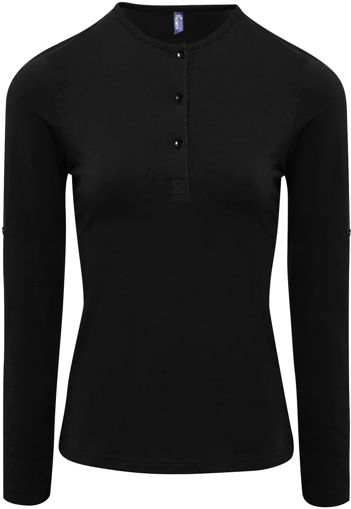 T-shirt femme "Long John" Black