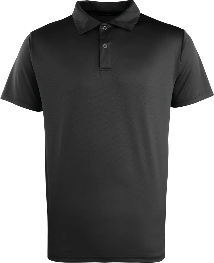 Polo boutons pression Coolchecker Black