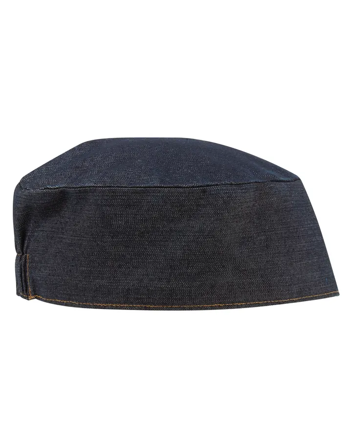 Calot de cuisinier Indigo Denim
